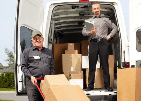 Customer complaint review process with moving service documents