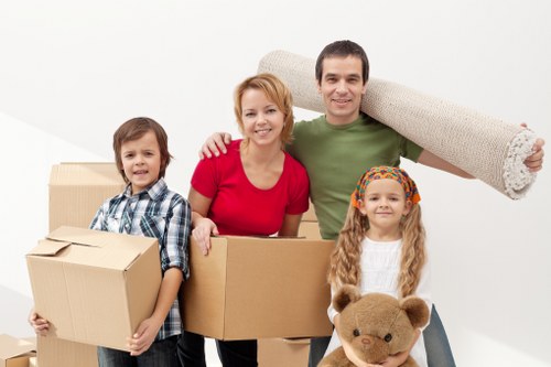 Efficient loading of a removal van in Merton