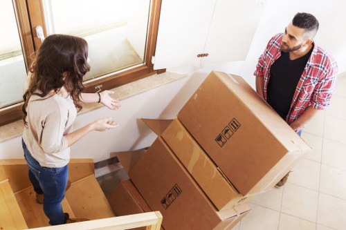 Recycling and sustainability process for a removals service