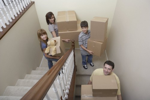 Careful packing and transport for a Merton move